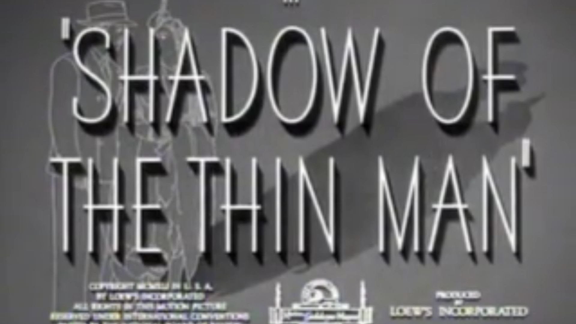 Shadow Of The Thin Man (1941)