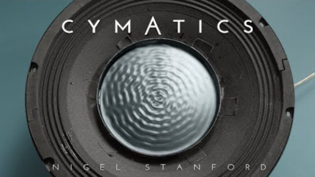 CYMATICS: Science Vs. Music - Nigel Stanf - Everything Owes Existence Solely and Completely To SOUND