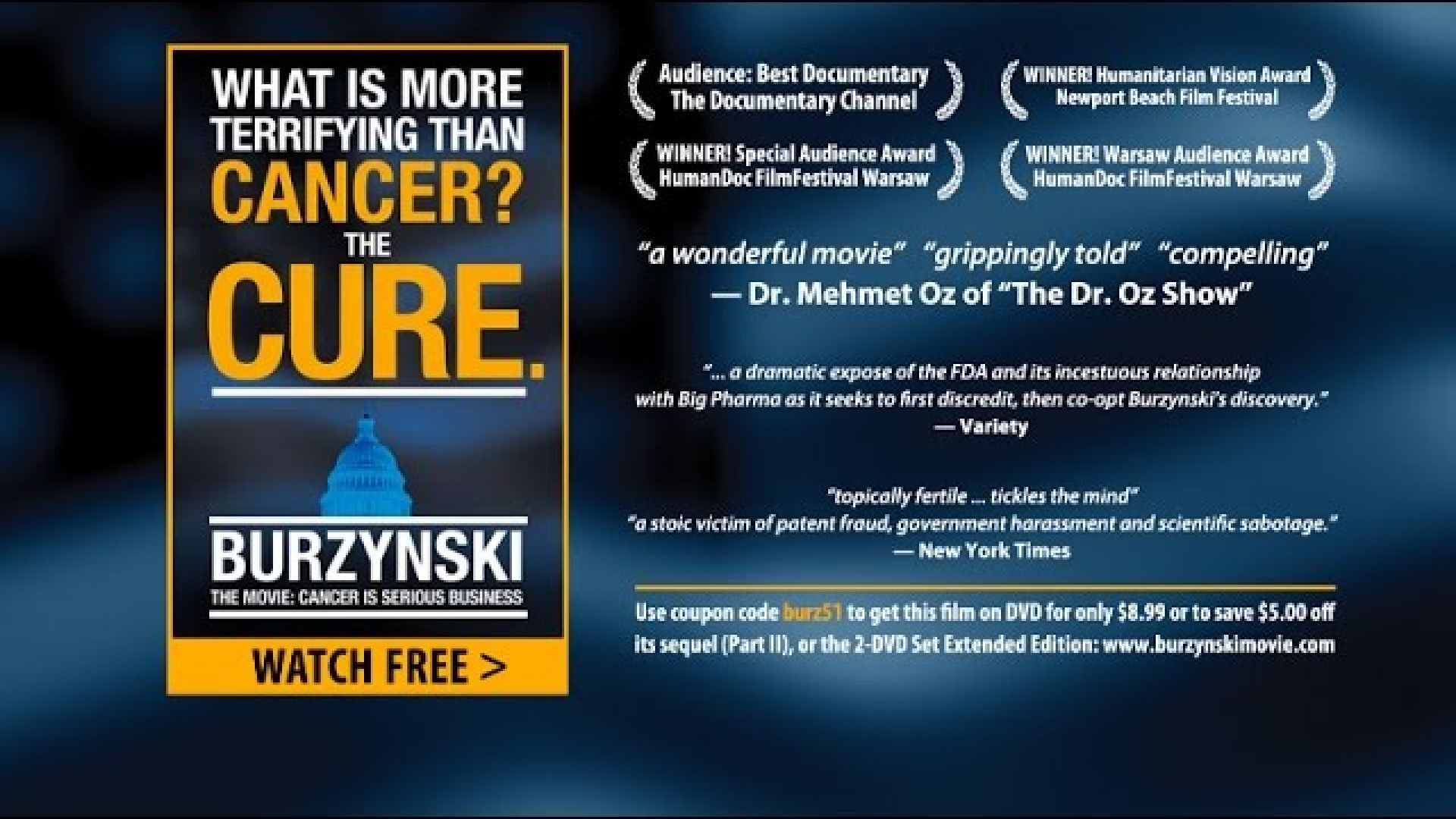 Burzynski: Cancer Is Serious Business | Full Documentary | CANCER CURE