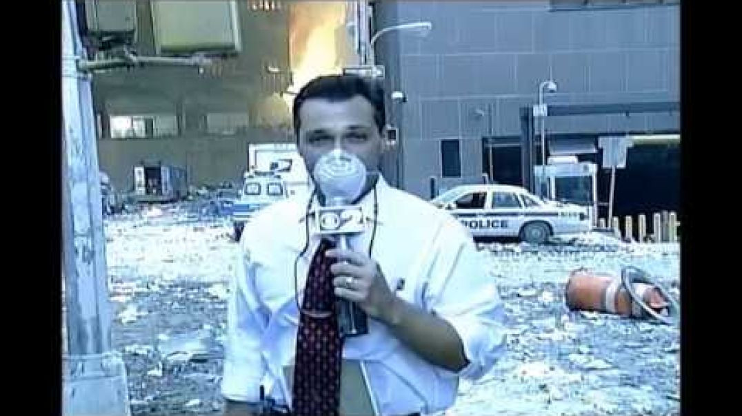 9 11 WTC7 Damage Fires & Collapse Vince DeMentri WCBS Raw Footage & Reports